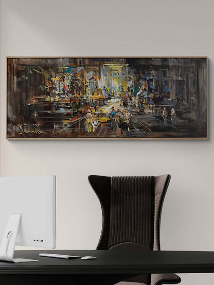 Kapalı Çarşı’nın Sesi Yağlı Boya Tablosu