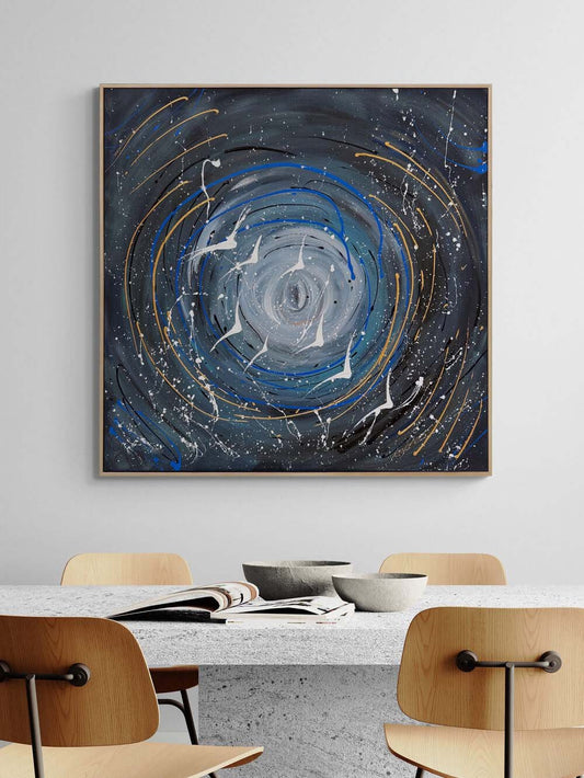 Yansıyan Hayaller Yağlı Boya Tablosu