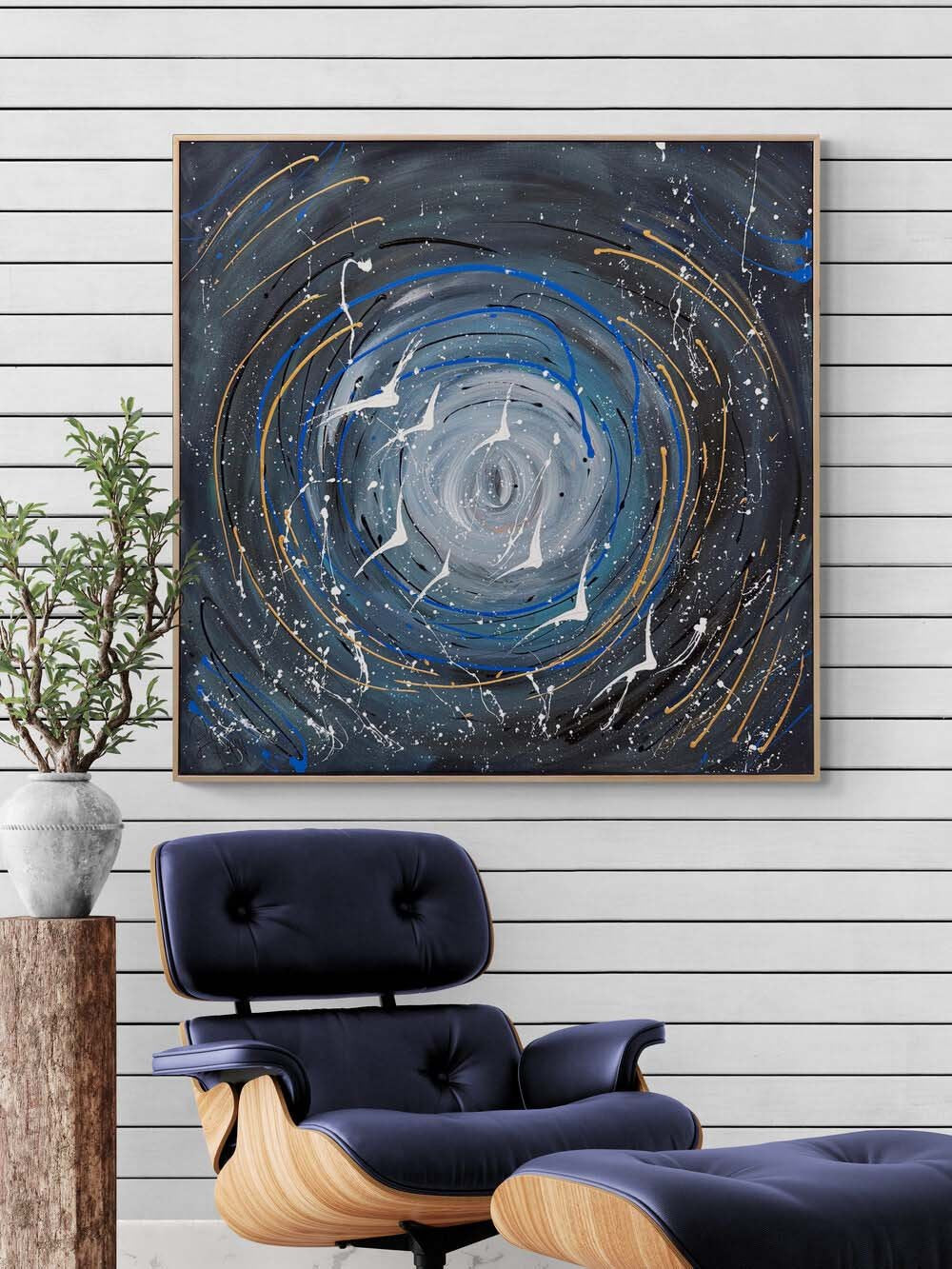 Yansıyan Hayaller Yağlı Boya Tablosu