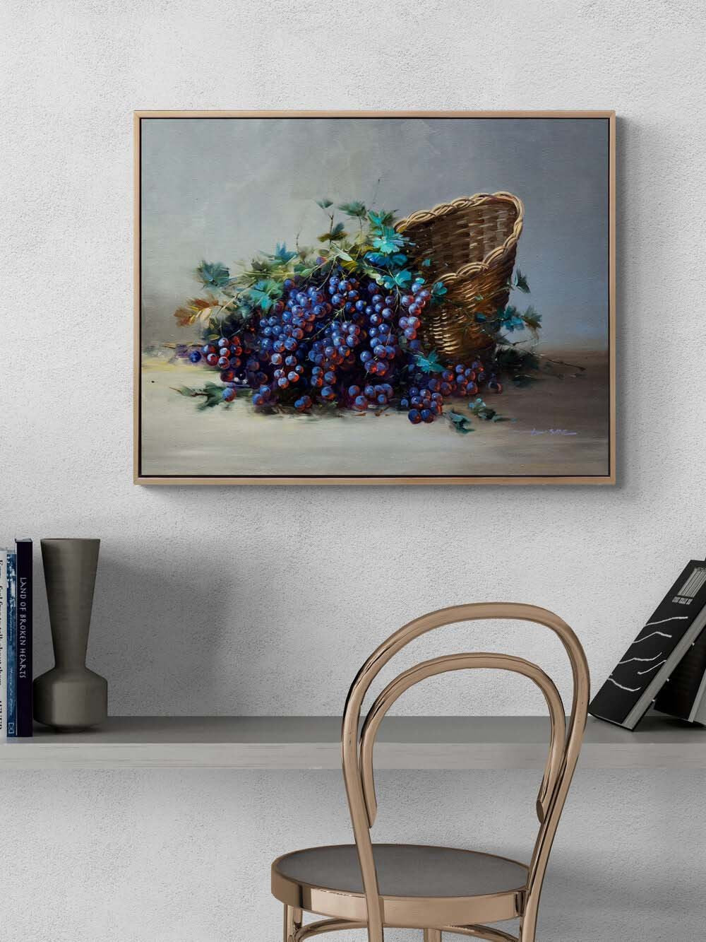 Üzüm Taneleri Yağlı Boya Tablosu