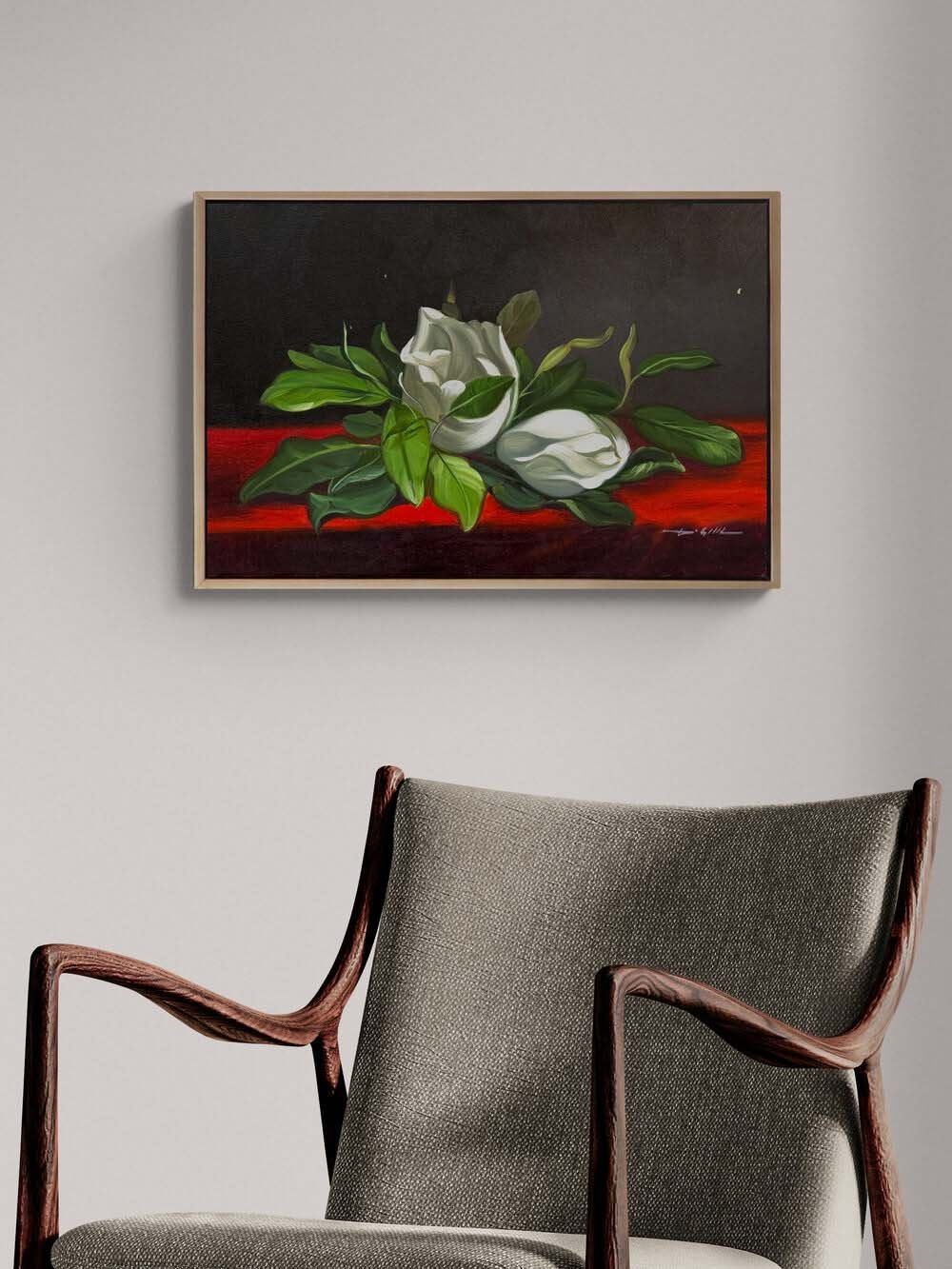 Düşlerde Manolya Yağlı Boya Tablosu