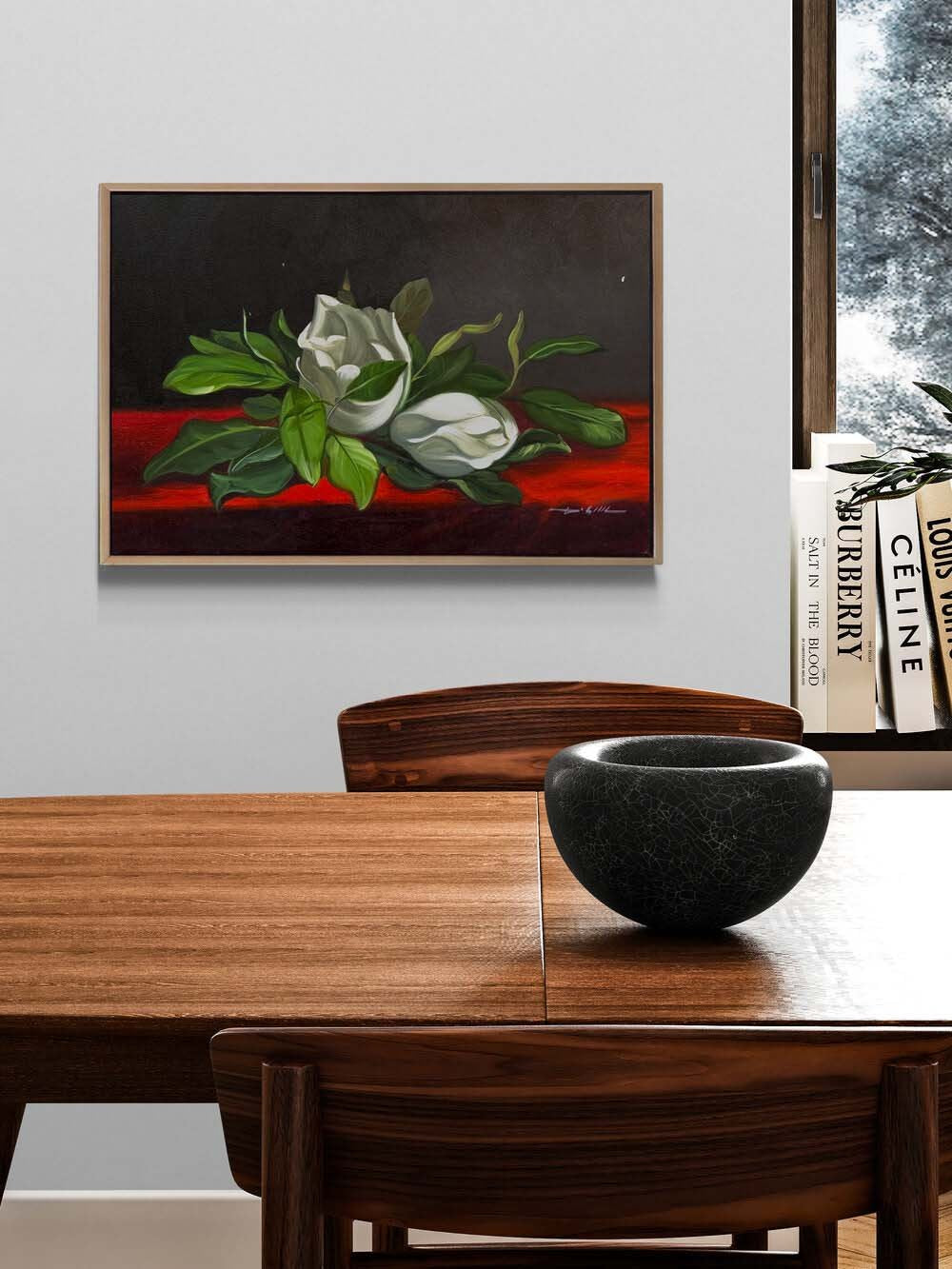 Düşlerde Manolya Yağlı Boya Tablosu