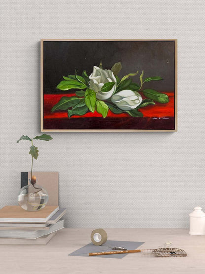 Düşlerde Manolya Yağlı Boya Tablosu