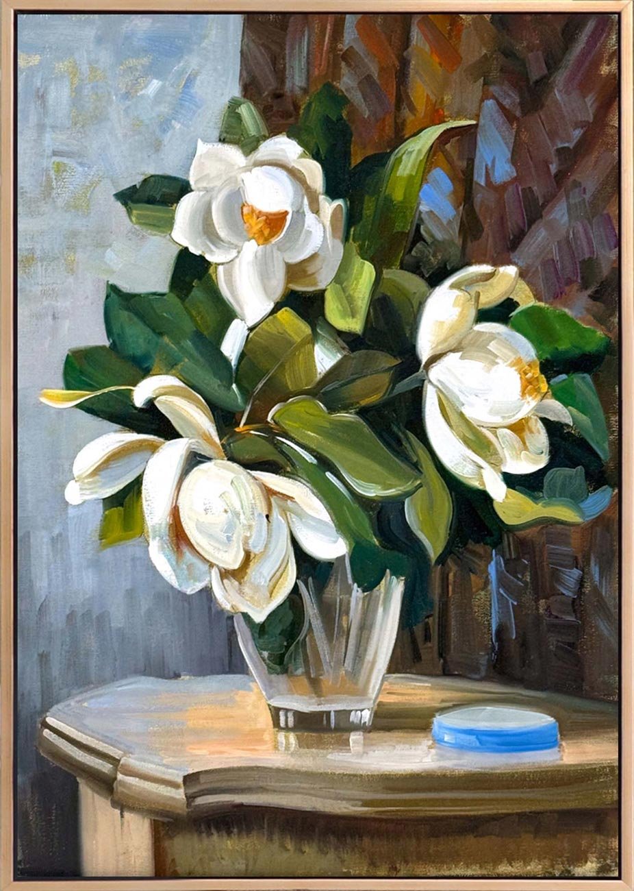 Dingin Vazoda Manolyalar Yağlı Boya Tablosu