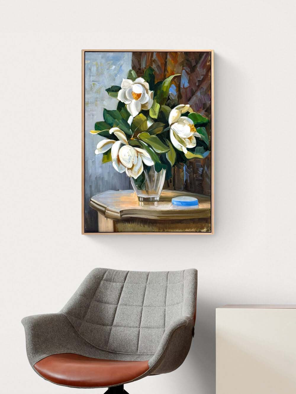 Dingin Vazoda Manolyalar Yağlı Boya Tablosu