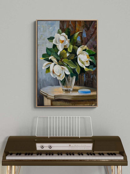 Dingin Vazoda Manolyalar Yağlı Boya Tablosu