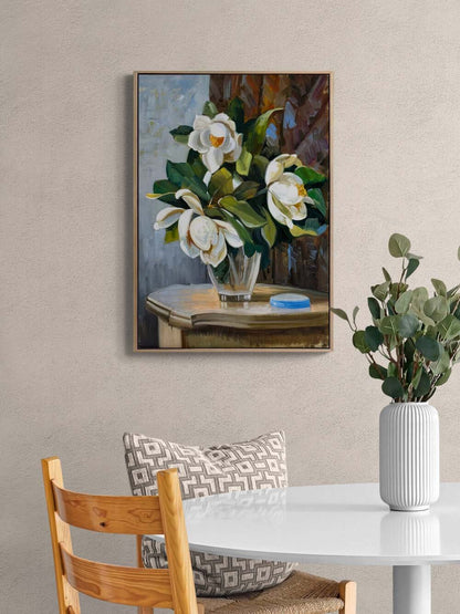 Dingin Vazoda Manolyalar Yağlı Boya Tablosu