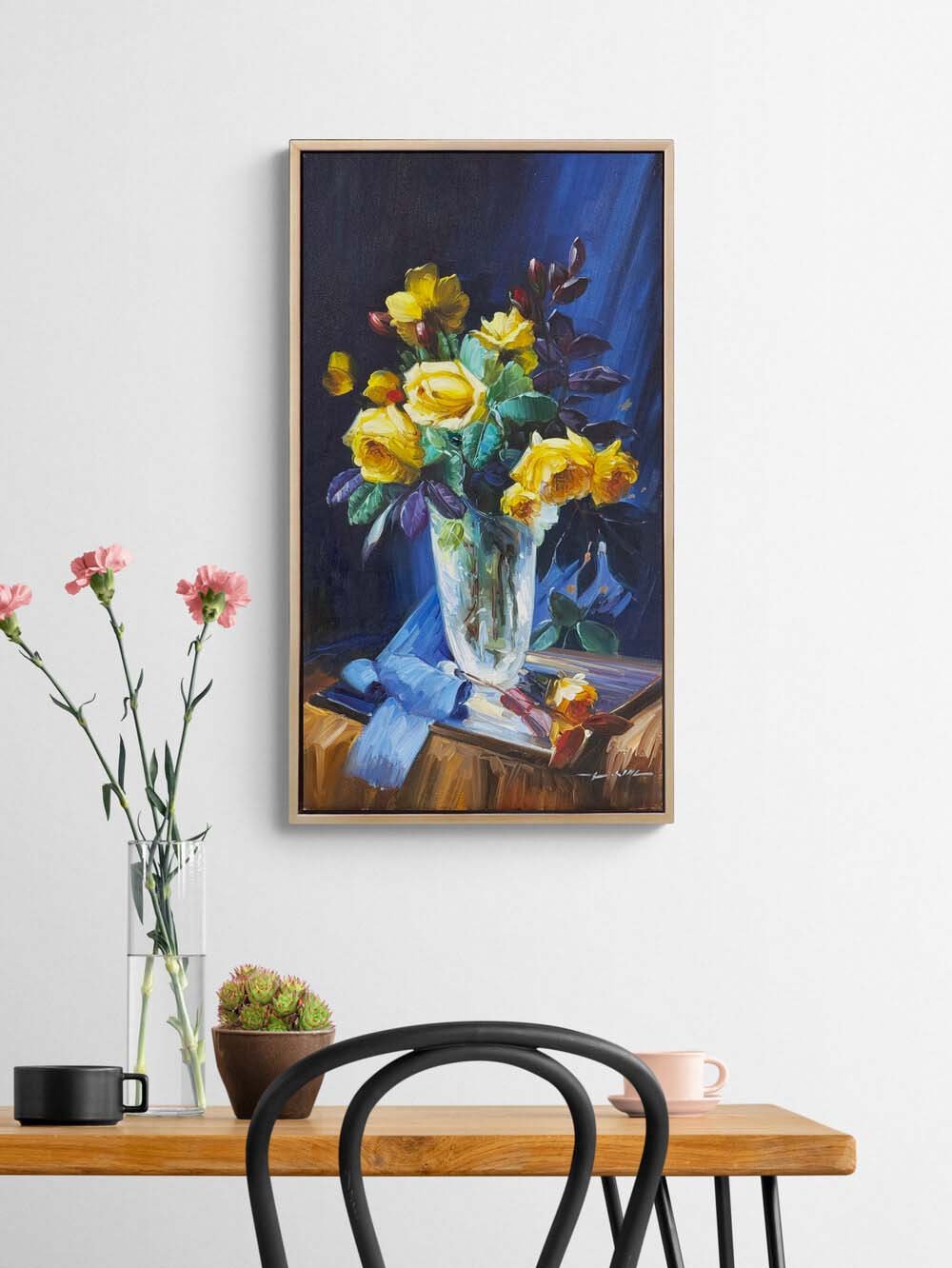 Vazodan Dökülenler Yağlı Boya Tablosu