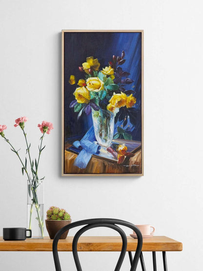 Vazodan Dökülenler Yağlı Boya Tablosu