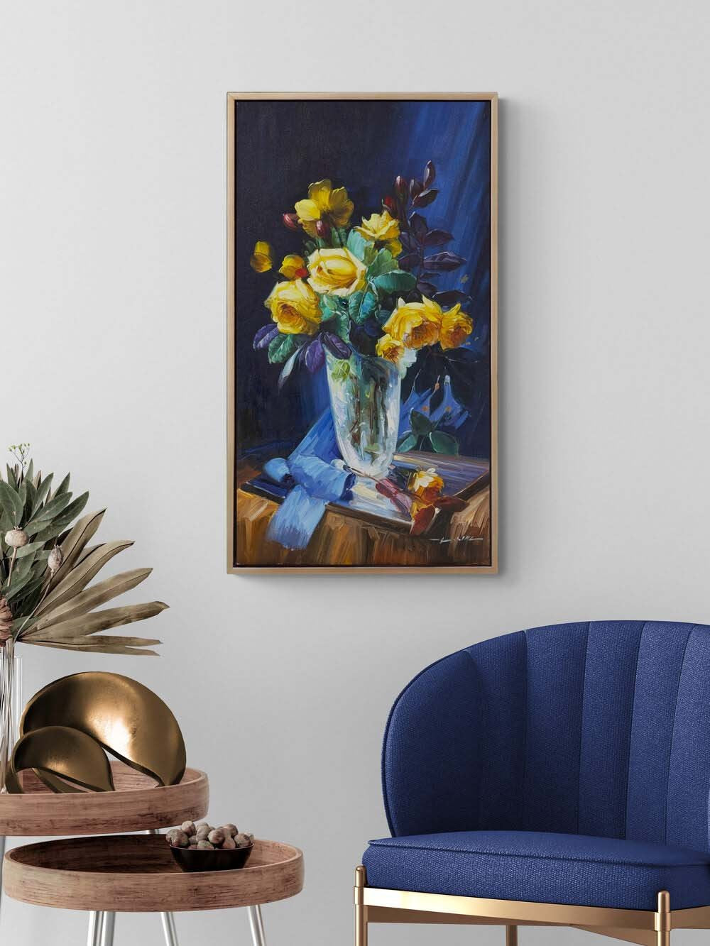 Vazodan Dökülenler Yağlı Boya Tablosu