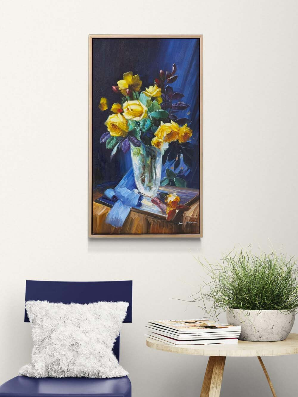 Vazodan Dökülenler Yağlı Boya Tablosu