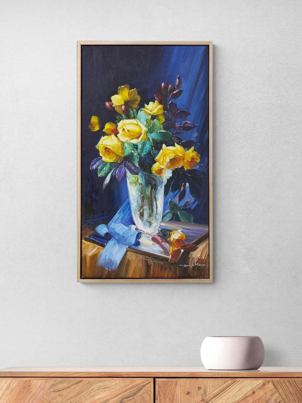 Vazodan Dökülenler Yağlı Boya Tablosu