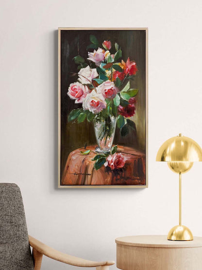 Solgun Aşkın İzleri Yağlı Boya Tablosu