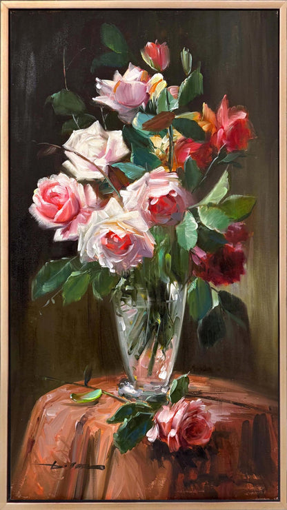 Solgun Aşkın İzleri Yağlı Boya Tablosu