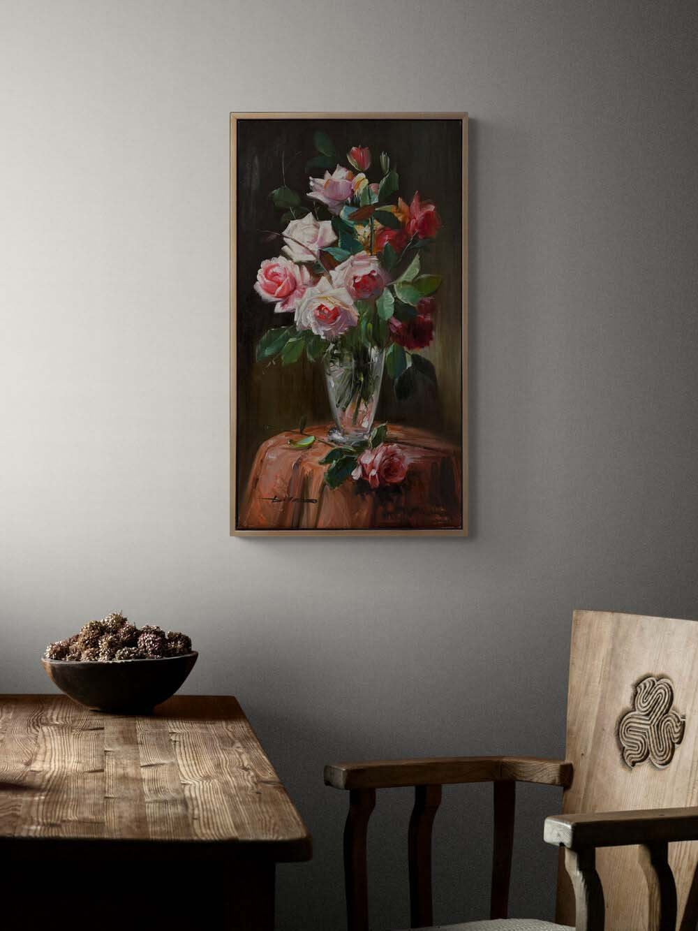 Solgun Aşkın İzleri Yağlı Boya Tablosu