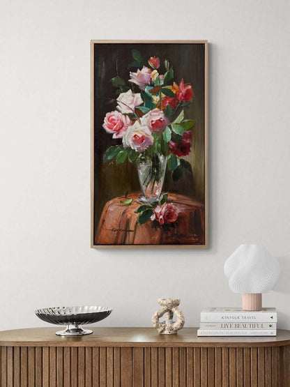 Solgun Aşkın İzleri Yağlı Boya Tablosu