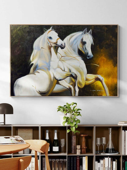 Özgürlüğün Şahlanışı Yağlı Boya Tablosu