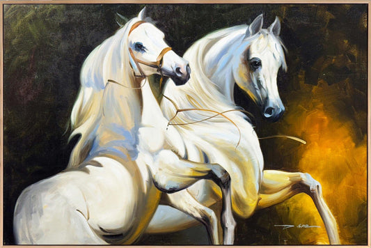 Özgürlüğün Şahlanışı Yağlı Boya Tablosu