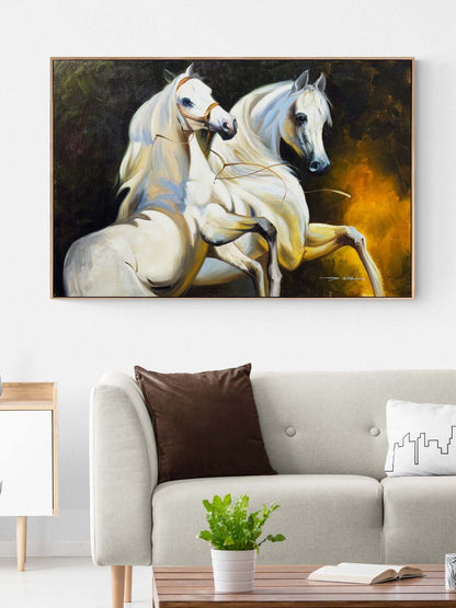 Özgürlüğün Şahlanışı Yağlı Boya Tablosu