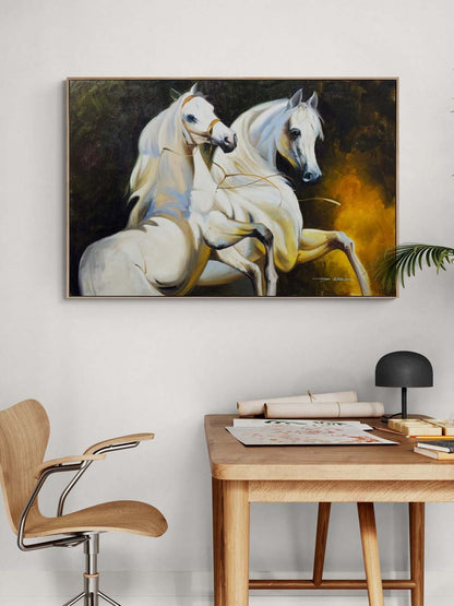 Özgürlüğün Şahlanışı Yağlı Boya Tablosu