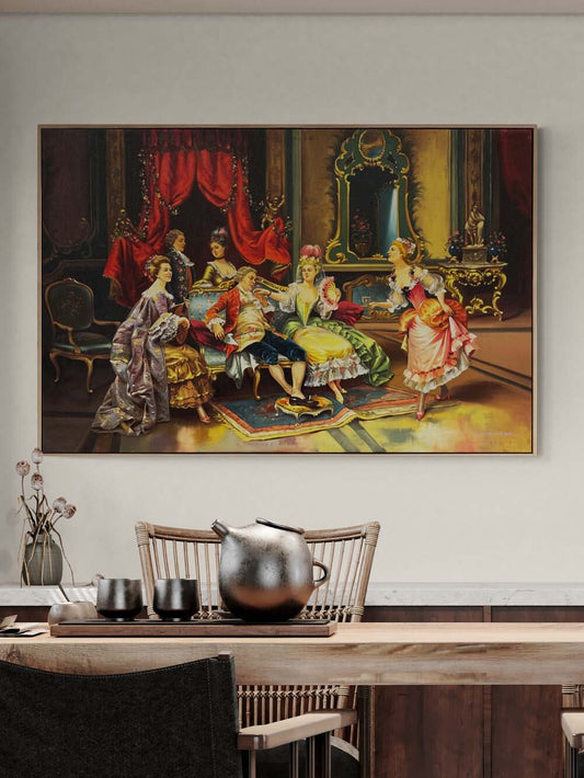 Sarayın Fısıltıları Yağlı Boya Tablosu