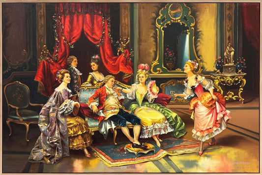 Sarayın Fısıltıları Yağlı Boya Tablosu