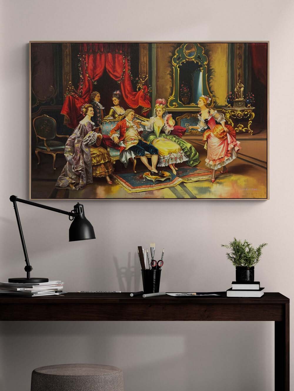 Sarayın Fısıltıları Yağlı Boya Tablosu