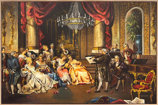 Zarafetin Gecesi Yağlı Boya Tablosu