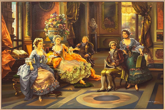 İhtişamın Kalbinde Yağlı Boya Tablosu