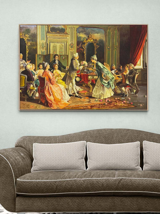 Zarafetin Selamı Yağlı Boya Tablosu