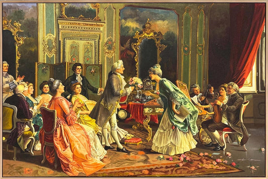 Zarafetin Selamı Yağlı Boya Tablosu