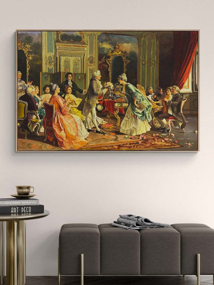 Zarafetin Selamı Yağlı Boya Tablosu