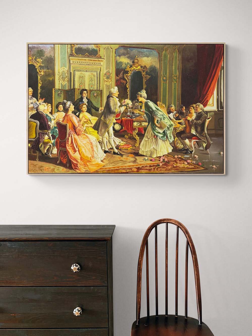 Zarafetin Selamı Yağlı Boya Tablosu