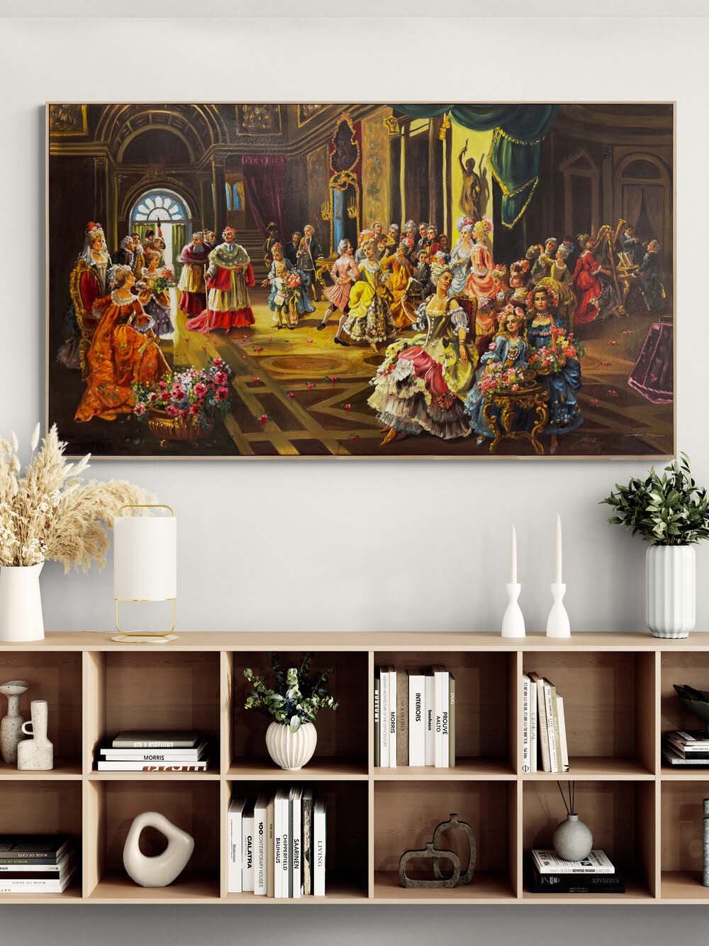 Bir Akşam Daveti Yağlı Boya Tablosu