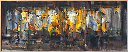 Doku ve Işık Yağlı Boya Tablosu