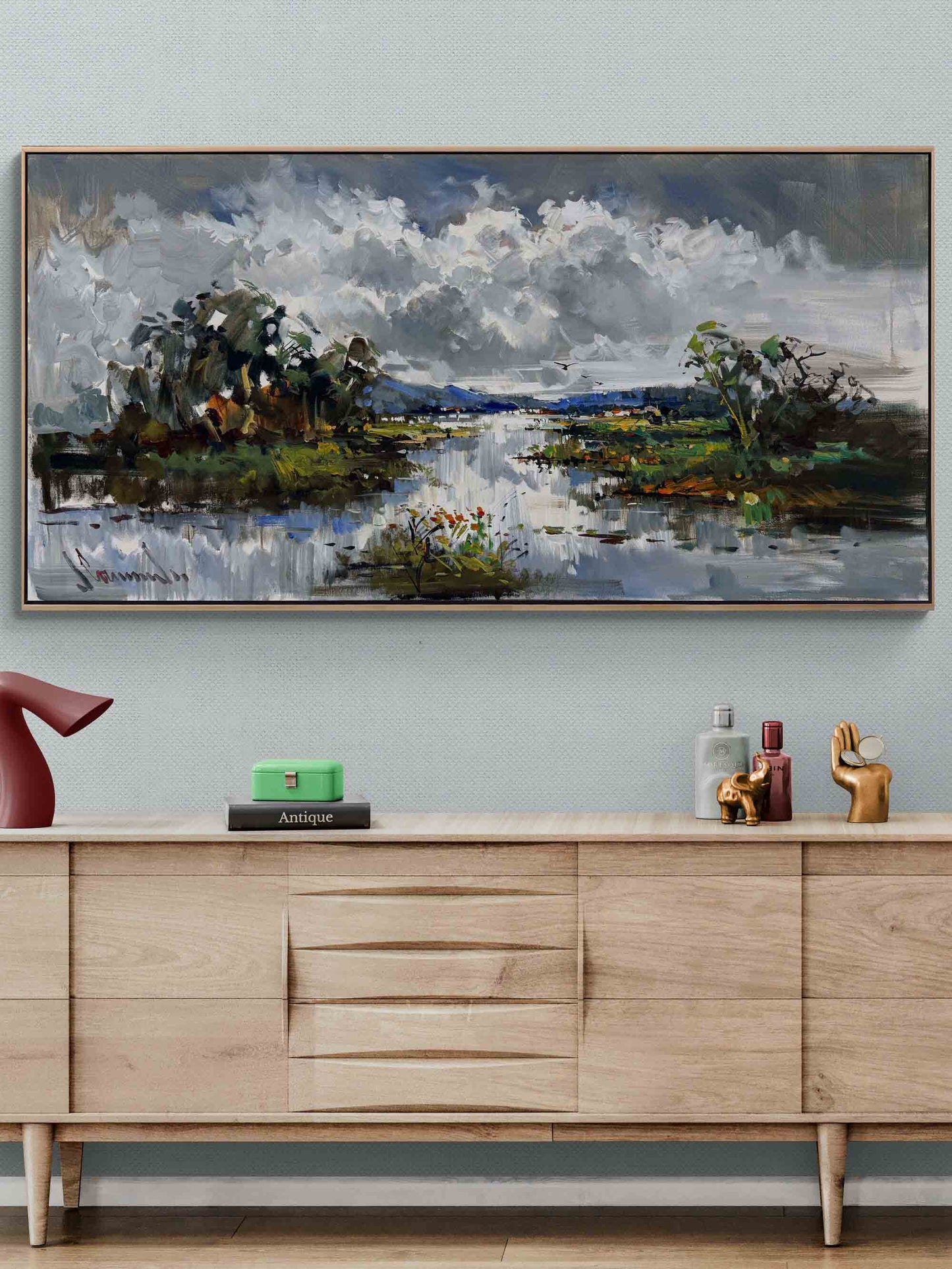 Doğanın Sessizliği Yağlı Boya Tablosu