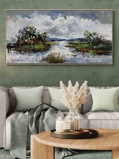 Doğanın Sessizliği Yağlı Boya Tablosu