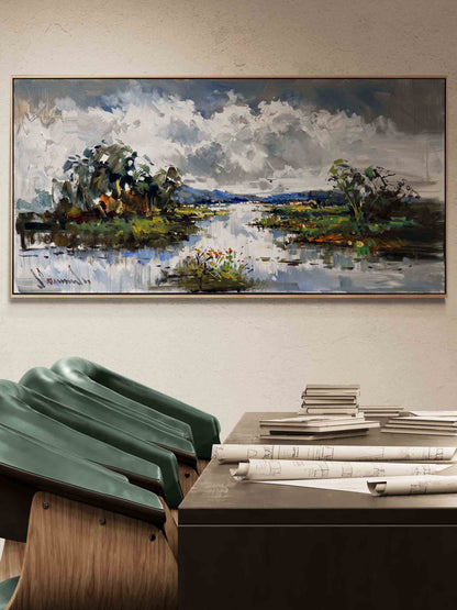 Doğanın Sessizliği Yağlı Boya Tablosu