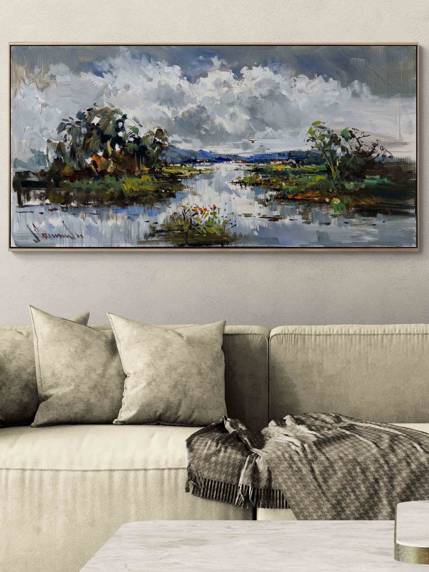 Doğanın Sessizliği Yağlı Boya Tablosu