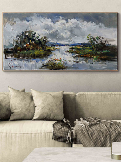 Doğanın Sessizliği Yağlı Boya Tablosu