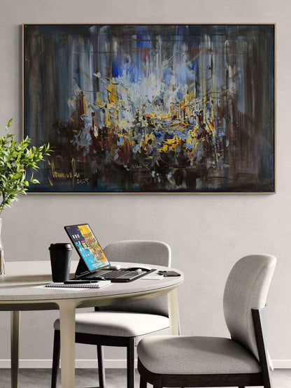 Akışın İçinden Yağlı Boya Tablosu