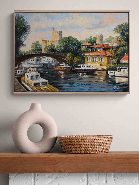 Göksu Kıyısı Yağlı Boya Tablosu