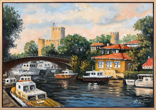 Göksu Kıyısı Yağlı Boya Tablosu