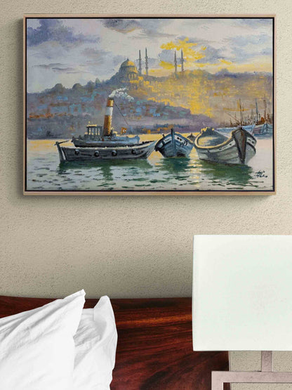 Süleymaniye'ye Karşı Yağlı Boya Tablosu