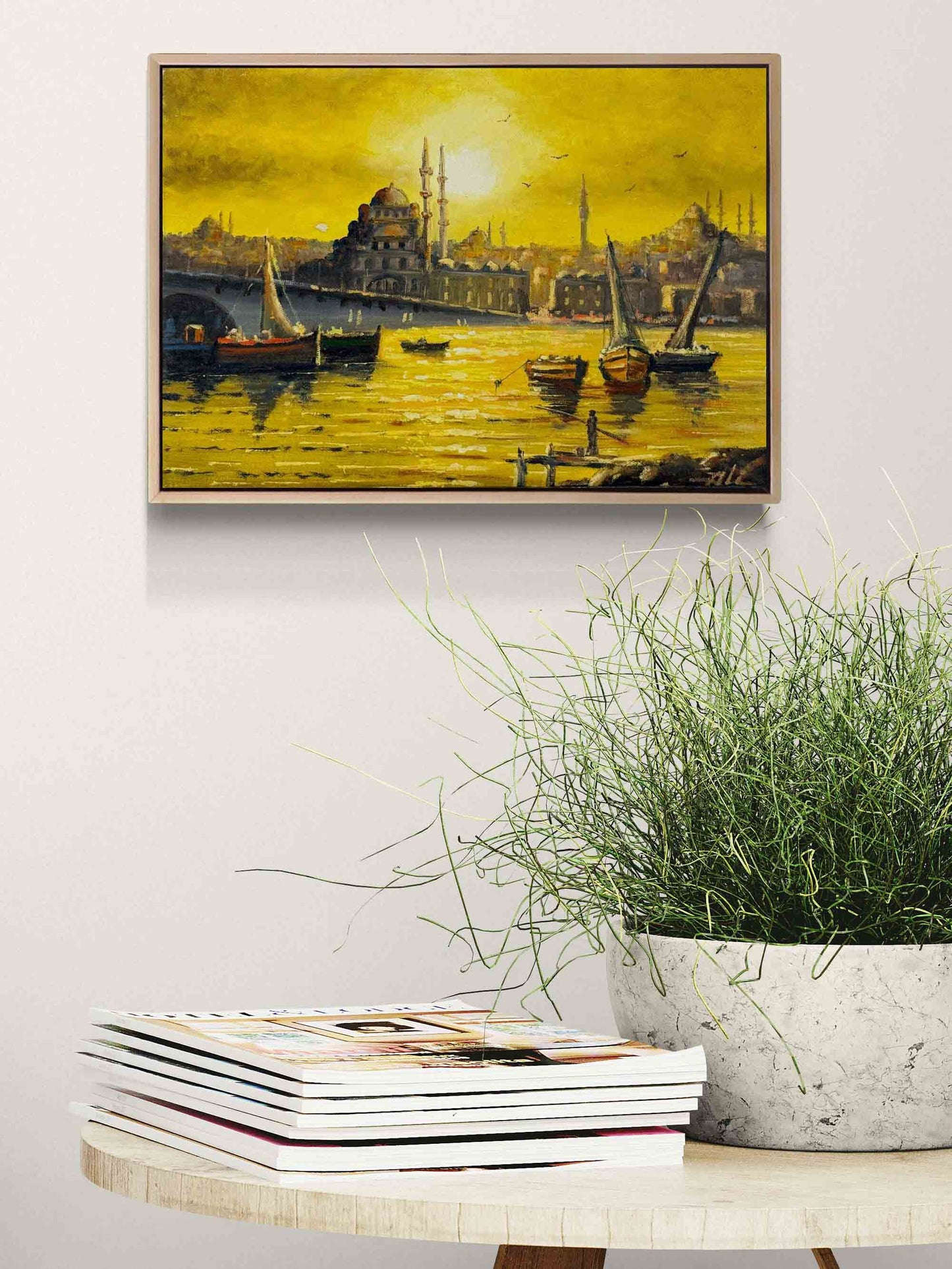 Eminönüne Karşı Yağlı Boya Tablosu