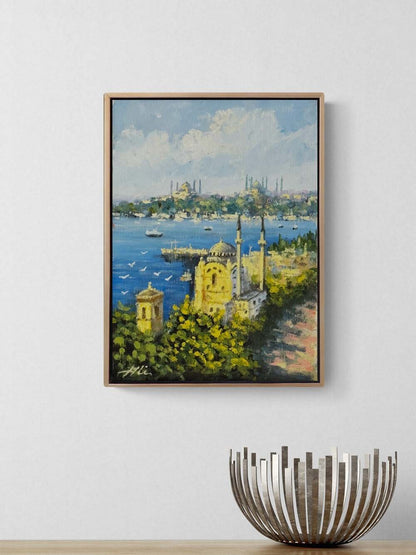 Zamanın İçinde Ortaköy Yağlı Boya Tablosu