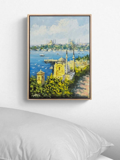 Zamanın İçinde Ortaköy Yağlı Boya Tablosu