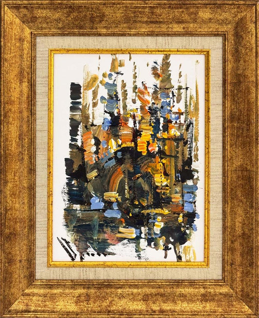 Kozmik Sıçrayış Yağlı Boya Tablosu