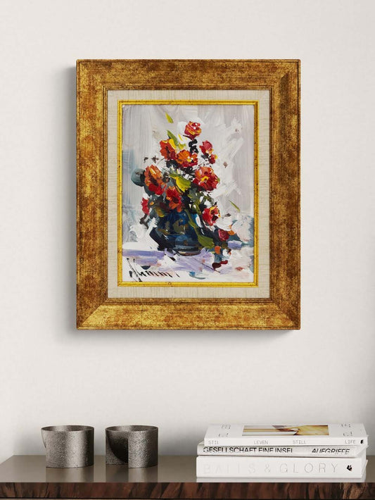 Aşkın Çiçekleri Yağlı Boya Tablosu