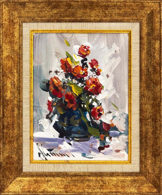 Aşkın Çiçekleri Yağlı Boya Tablosu